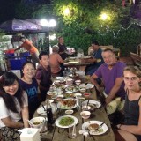 Food time with our Thai family